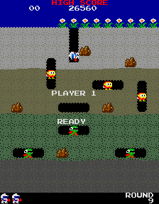 Dig Dug (Atari, rev 2) Screenthot 2